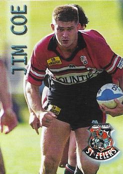 1996 Card Crazy Authentics NPC Rugby Union Superstars #17 Jim Coe Front